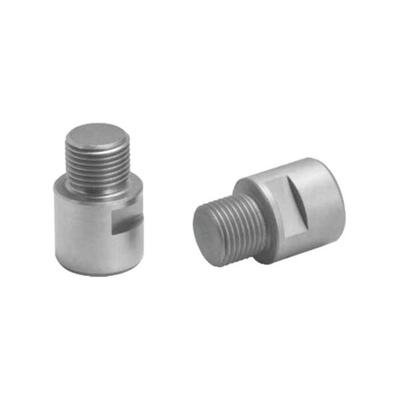 Ergotec Pedalachsverlängerung Edelstahl silb./pol. für 9/16" per Paar