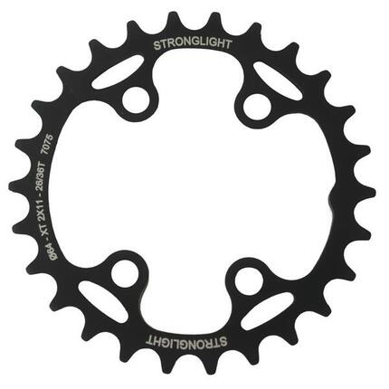 Stronglight HT3 plateau VTT 28 dents, 4 branches, 11 vitesses