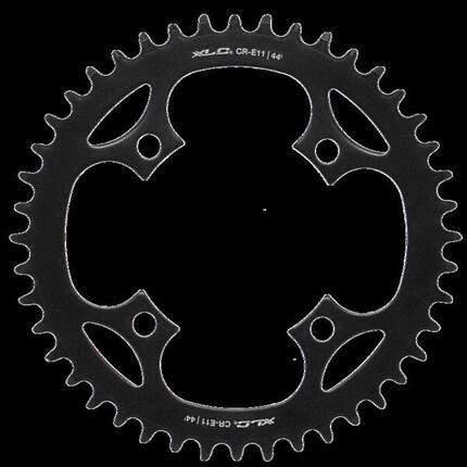XLC E-Bike Kettenblatt für Mittelmotor Stahl BCD 104mm, 44 Zähne, 254g