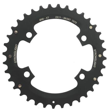 Stronglight Kettenblatt MTB Shimano 2x11 f.XT FC-M8000/SLX außen 34(24)Z sw