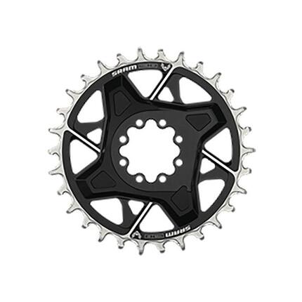 Sram Kettenblatt T-Type,12-f,X0 Eagle,D1 34 Zähne, Alu, DM 3mm Offset, schwarz