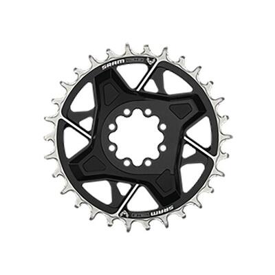 Sram Kettenblatt T-Type,12-f,X0 Eagle,D1 34 Zähne, Alu, DM 3mm Offset, schwarz