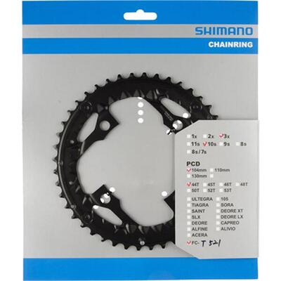 Shimano kettingblad 44 tanden fc-t521 zwart