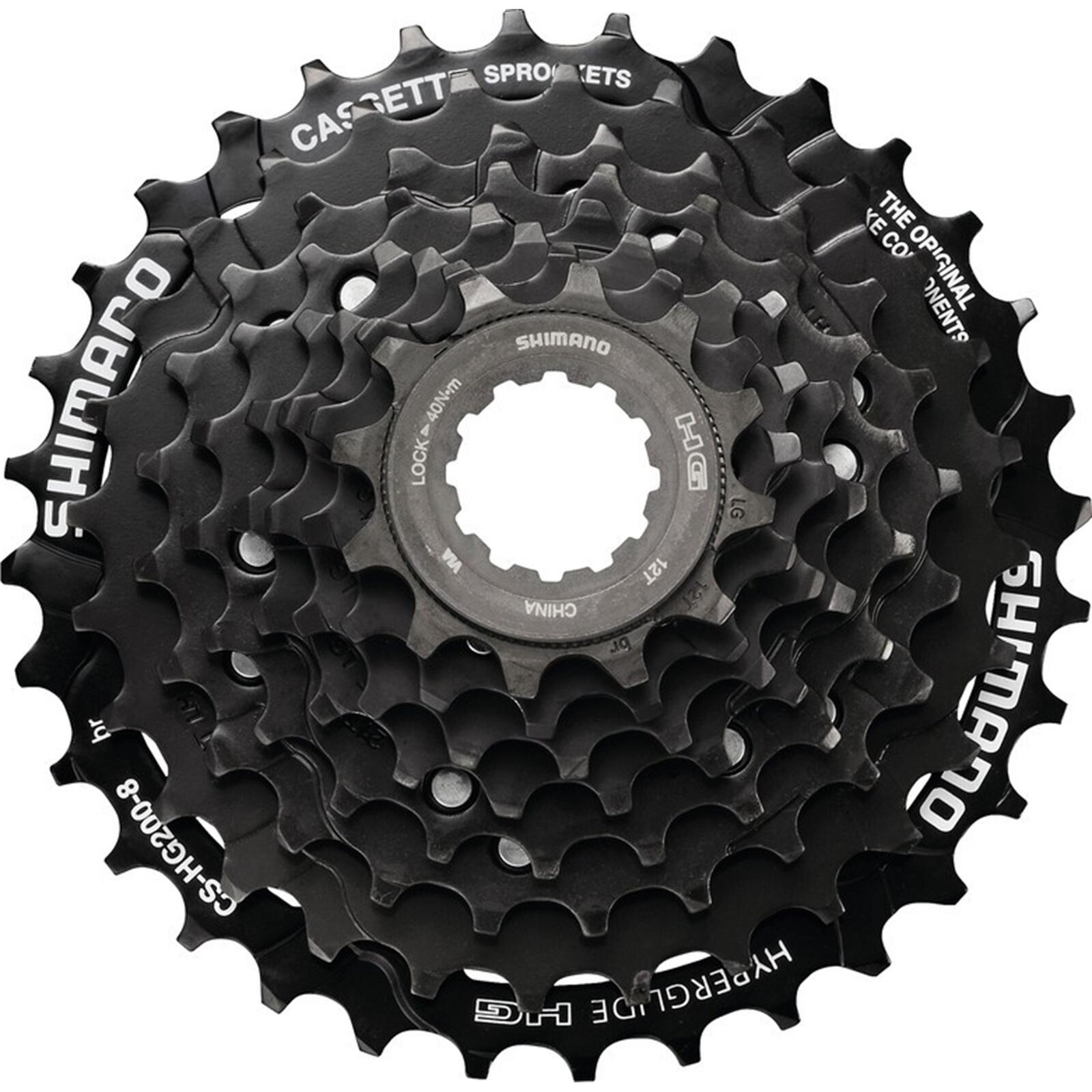 SHIMANO Shimano Zahnkranz-Kassette CSHG200 8-fach 12-14-16-18-21-24-28-32 Zähne