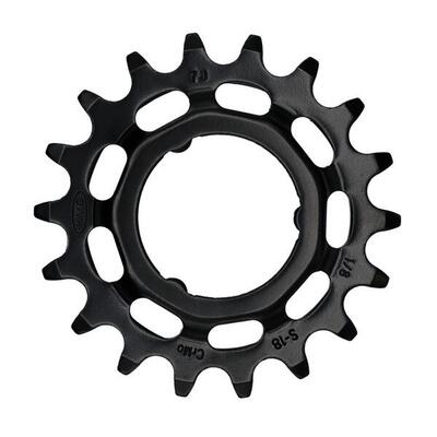Kmc shimano 18t tandwiel achter - zwart
