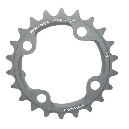 Plateau VTT double non fileté Stronglight 4BRA XTR M980 HT3 10V.