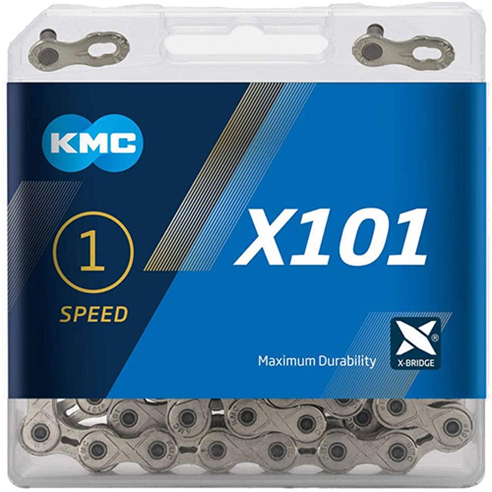 Łańcuch Rowerowy X101 1/8 Srebrny 112 Ogniw