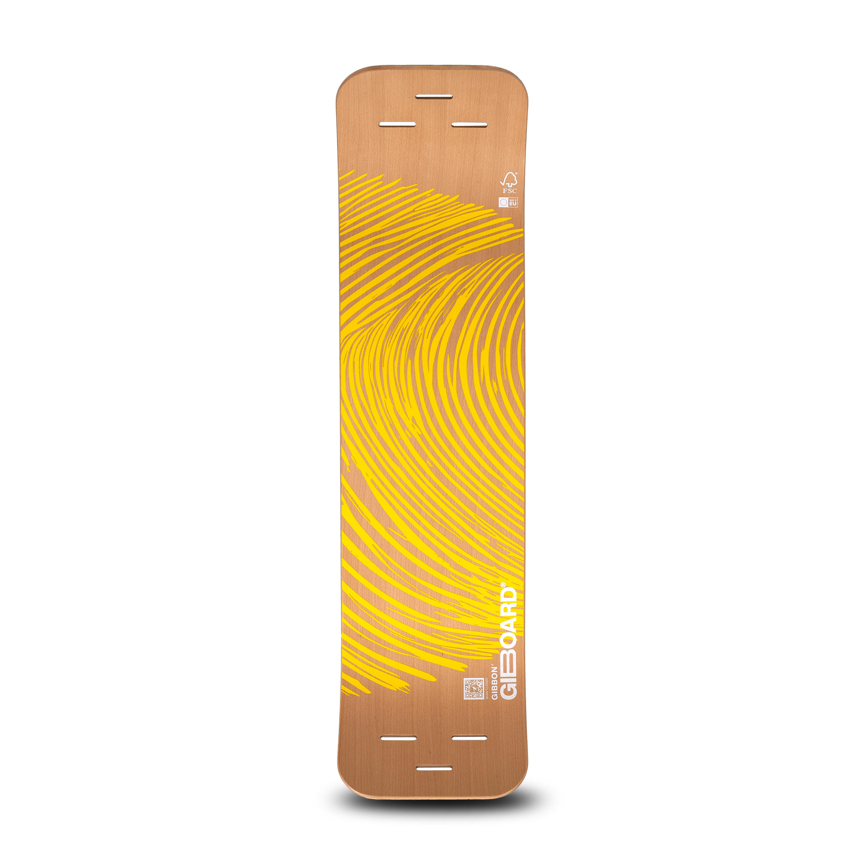 GIBBON GIBOARD Zen Yellow 106 cm FSC Wood Balance Board