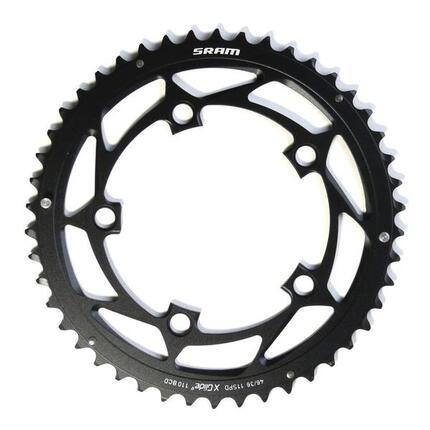 Sram Kettenblatt Road 11-fach X-Glide Alu sw 39 Z.S2 Yaw 130Ø 5-L.f.53/39Z.