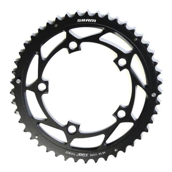Sram Kettenblatt Road 11-fach X-Glide Alu sw 39 Z.S2 Yaw 130Ø 5-L.f.53/39Z.
