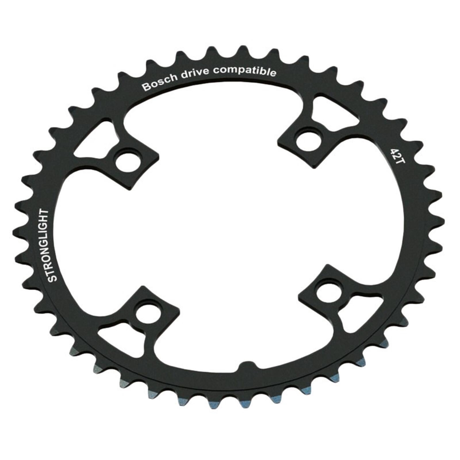STRONGLIGHT Kettingblad Bosch Generation 1/3 E-Bike Zicral 38T Steek 104 Zwart