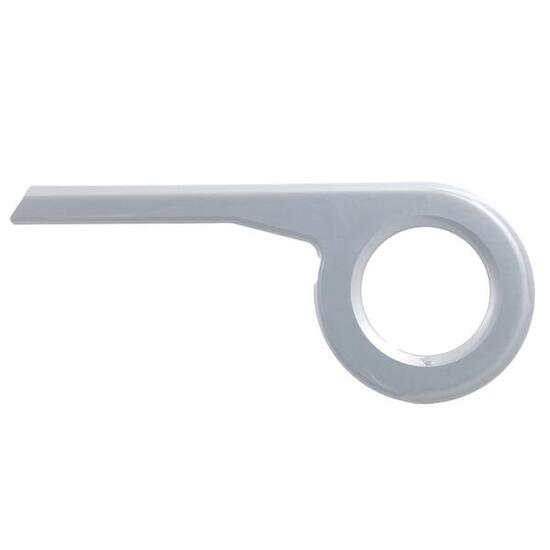 Osłona łańcucha Hebie 381/385 do 44-48T srebrna Ø22 cm
