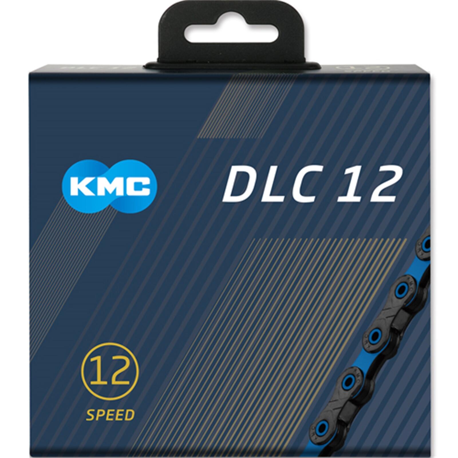 KMC Fietsketting Dlc12 Zwart/Blauw 126 Schakels