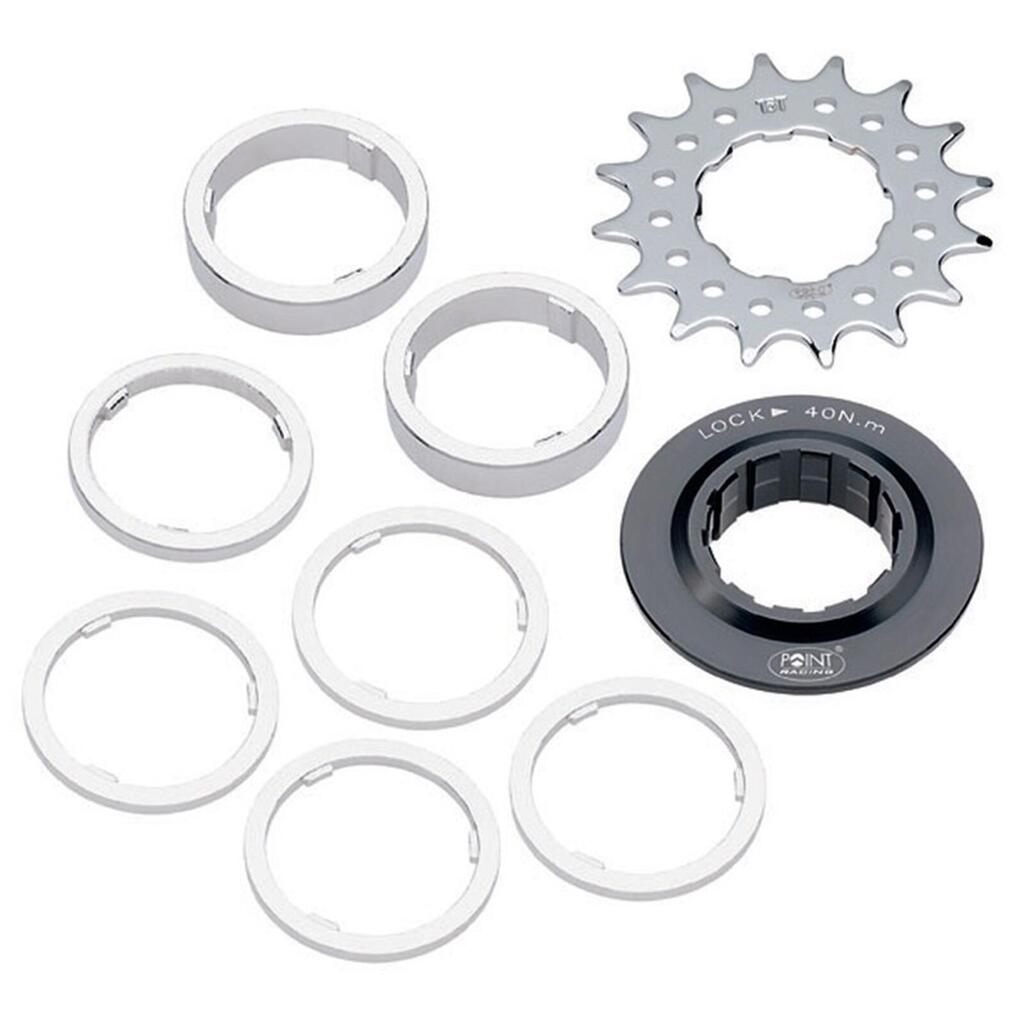 POINT 15T singlespeed sprocket with spacer set