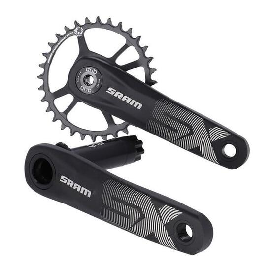 SRAM SX Eagle guarnitura DUB 165 mm 32 denti nero.