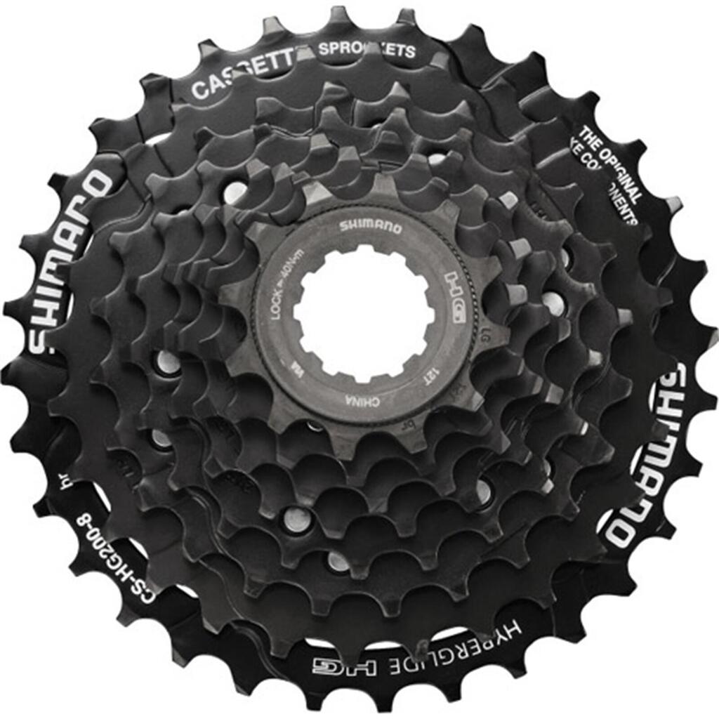 Shimano Altus M2000 CS-HG200 9 Speed 11-34T HG Mountain Bike Cassette - Black