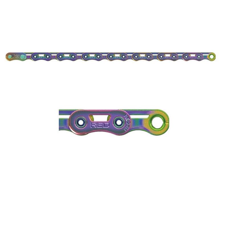 Chaîne Sram Red AXS E1 Flattop Rainbow