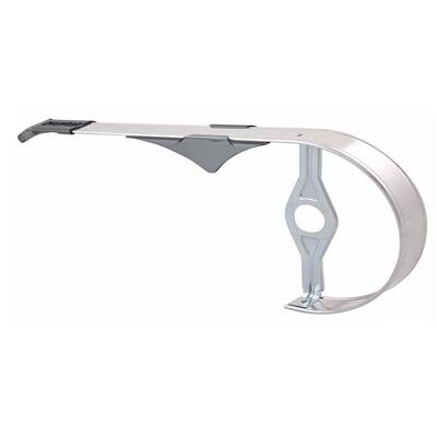 Hebie Kettenschutz Chainbar 1-flügelig 38 Zähne. silber poliert. 180mm. Alu