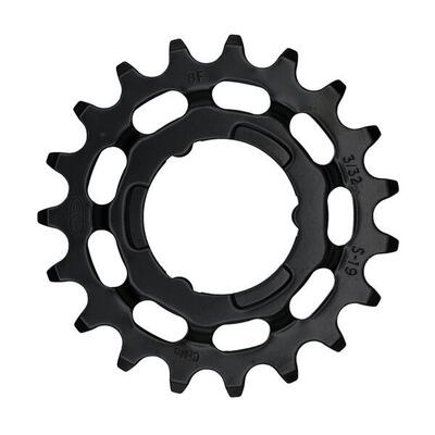 Kmc 19t tandwiel voor shimano - hoogwaardige cr-mo in zwart