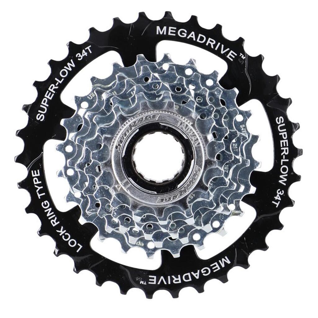 SunRace Rear Freewheel 13 - 34T 7 Speed gears Screw on Mega Range