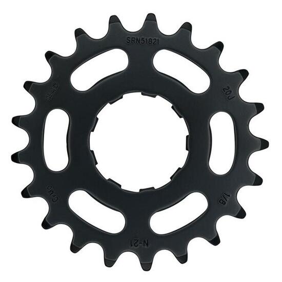 KMC Antriebsritzel E-Bike für Enviolo 1/2" x 1/8", 21 Zähne, schwarz