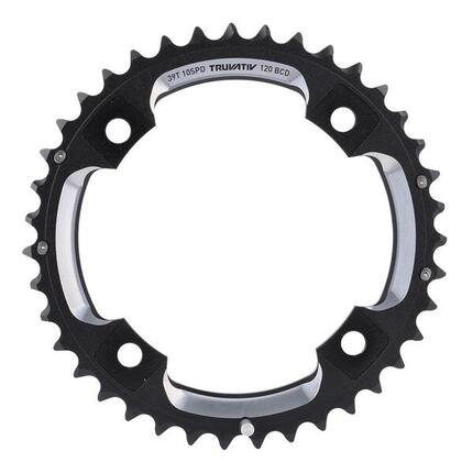 Sram Kettenblatt MTB 39 Z. S2 2x10-fach 120mm LK,aluminium,schwarz,L-Pin,GXP,CNC