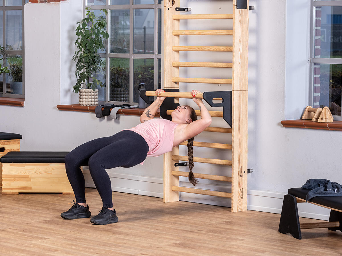Barra per trazioni in legno - Vira - Made in Germany - con 2 barre 6/8
