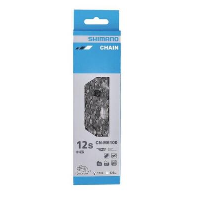 Shimano deore m6100 - 12-snelheden mtb-ketting - grijs bruin