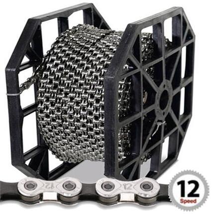 KMC Kettenrolle X12 12-fach, 50 Meter Missing Link, 1/2x11/128, silber/schwarz