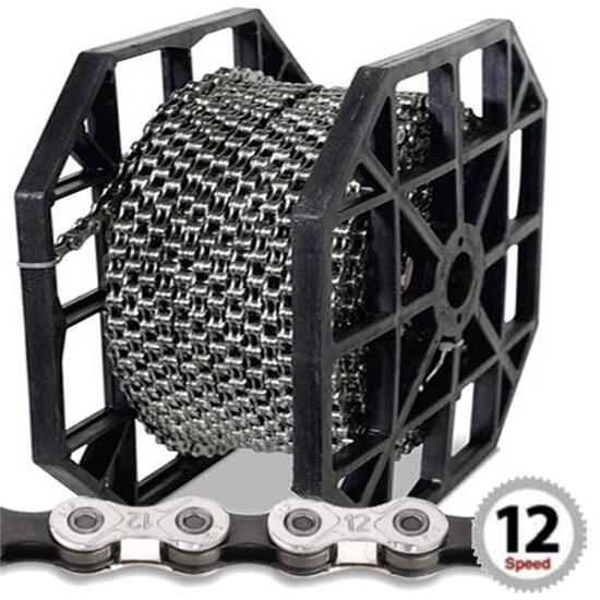 KMC Kettenrolle X12 12-fach, 50 Meter Missing Link, 1/2x11/128, silber/schwarz