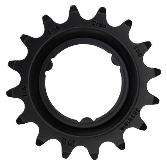 Pignon KMC Shimano 16T pour vélo électrique - Noir