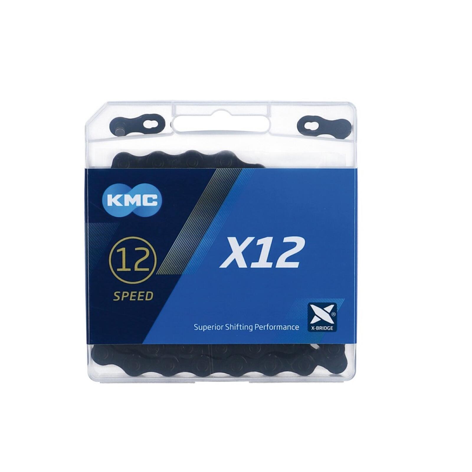 Łańcuch Rowerowy X12 Czarny Tech 126 Ogniw
