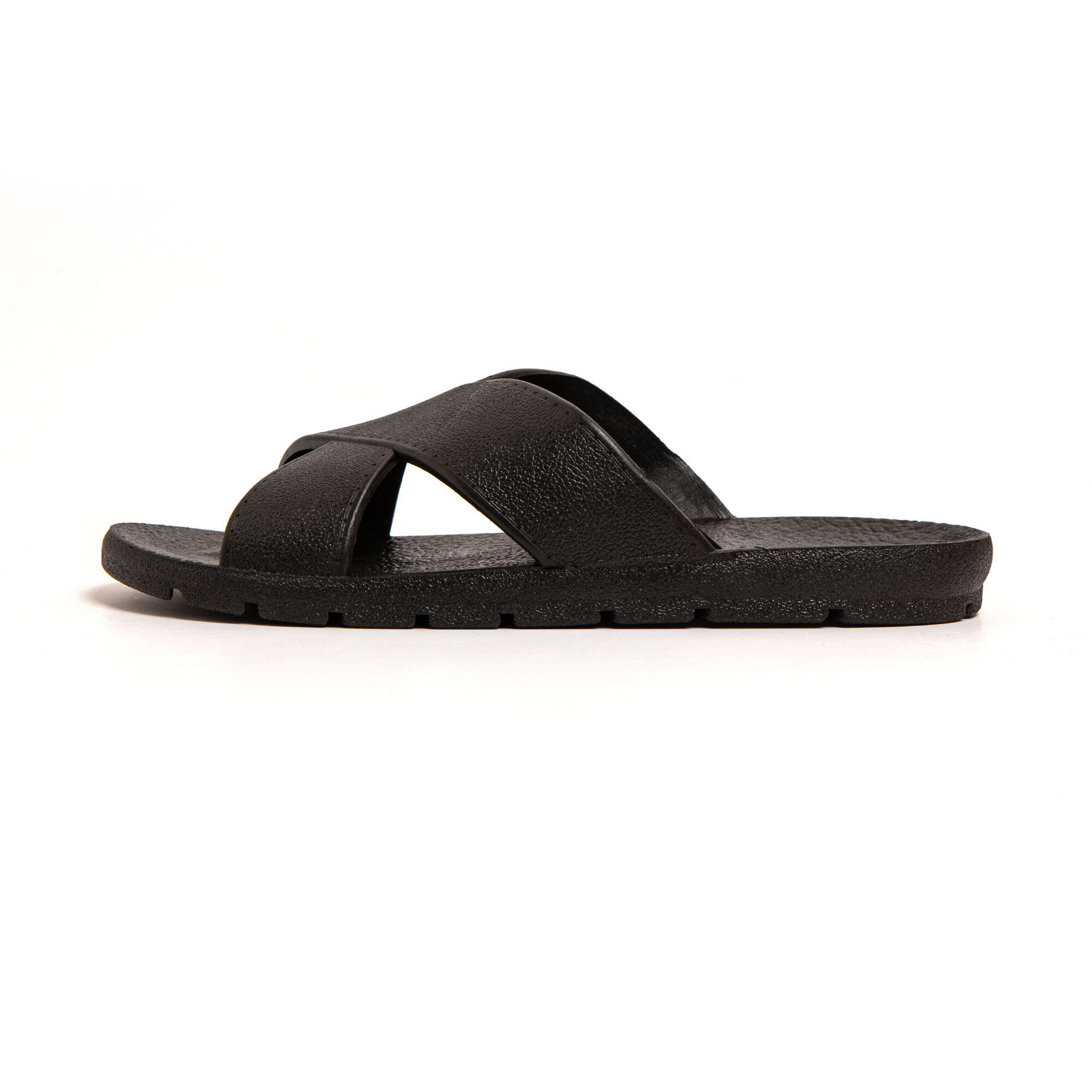 Sandales homme Brasileras Noir semelle en gomme 4/7