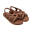 Sandales femme Brasileras Marron semelle en gomme