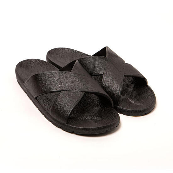 Sandales homme Brasileras Noir semelle en gomme