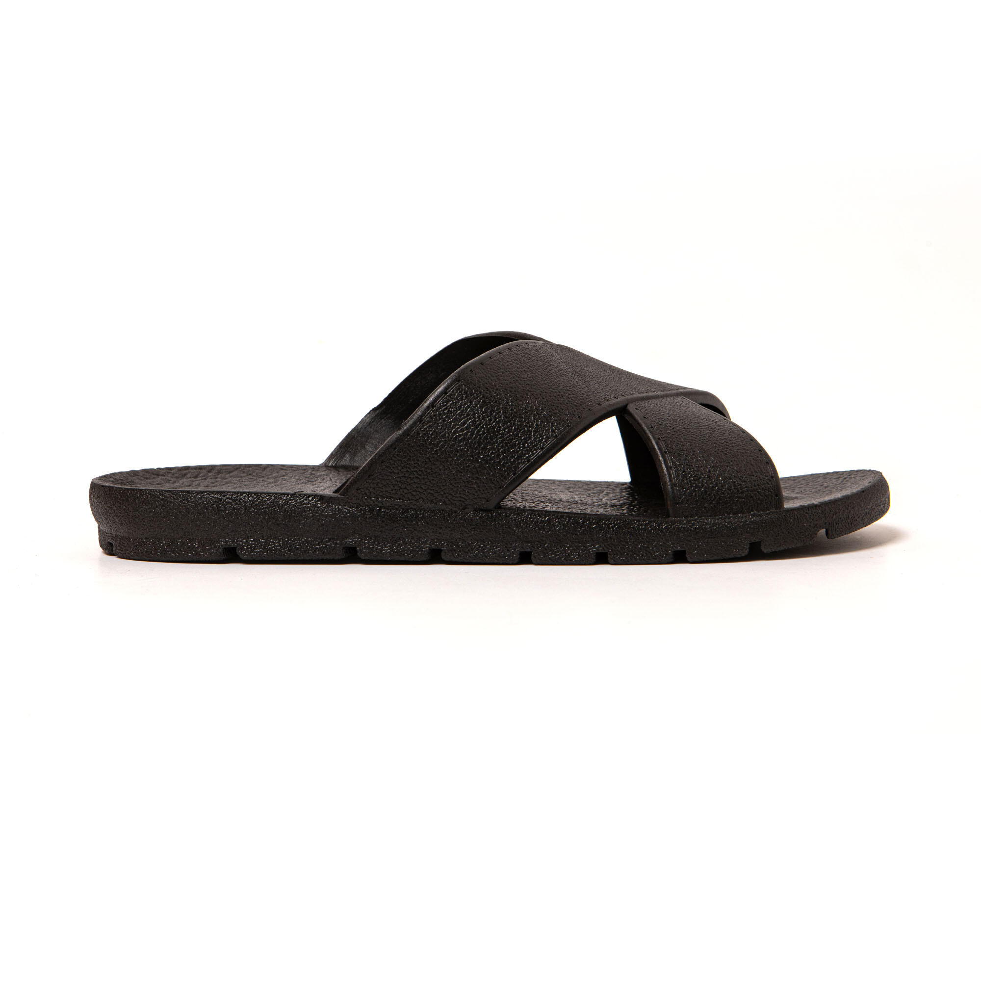 Sandales homme Brasileras Noir semelle en gomme 3/7