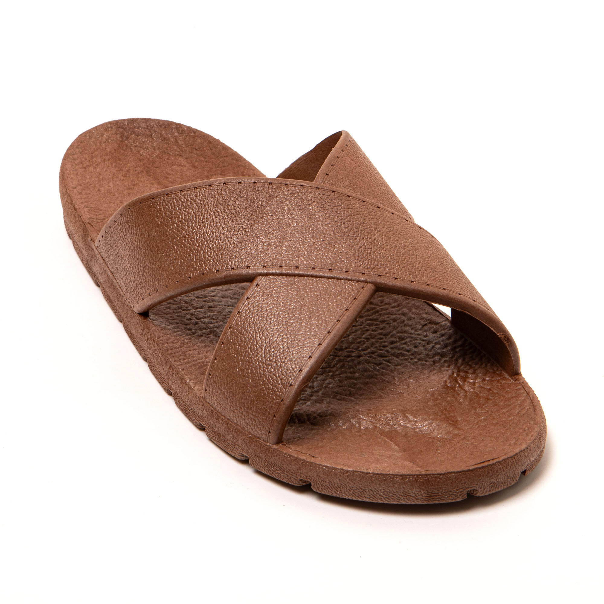 Sandales homme Brasileras Marron semelle en gomme 2/7