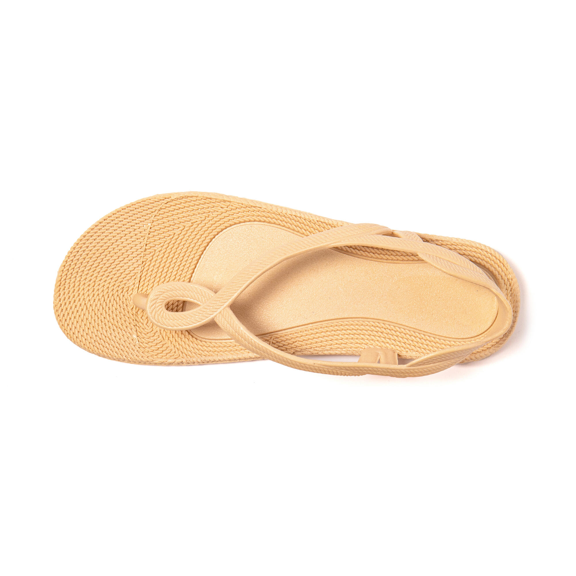 Infradito donna Brasileras Beige con suola in gomma 5/7