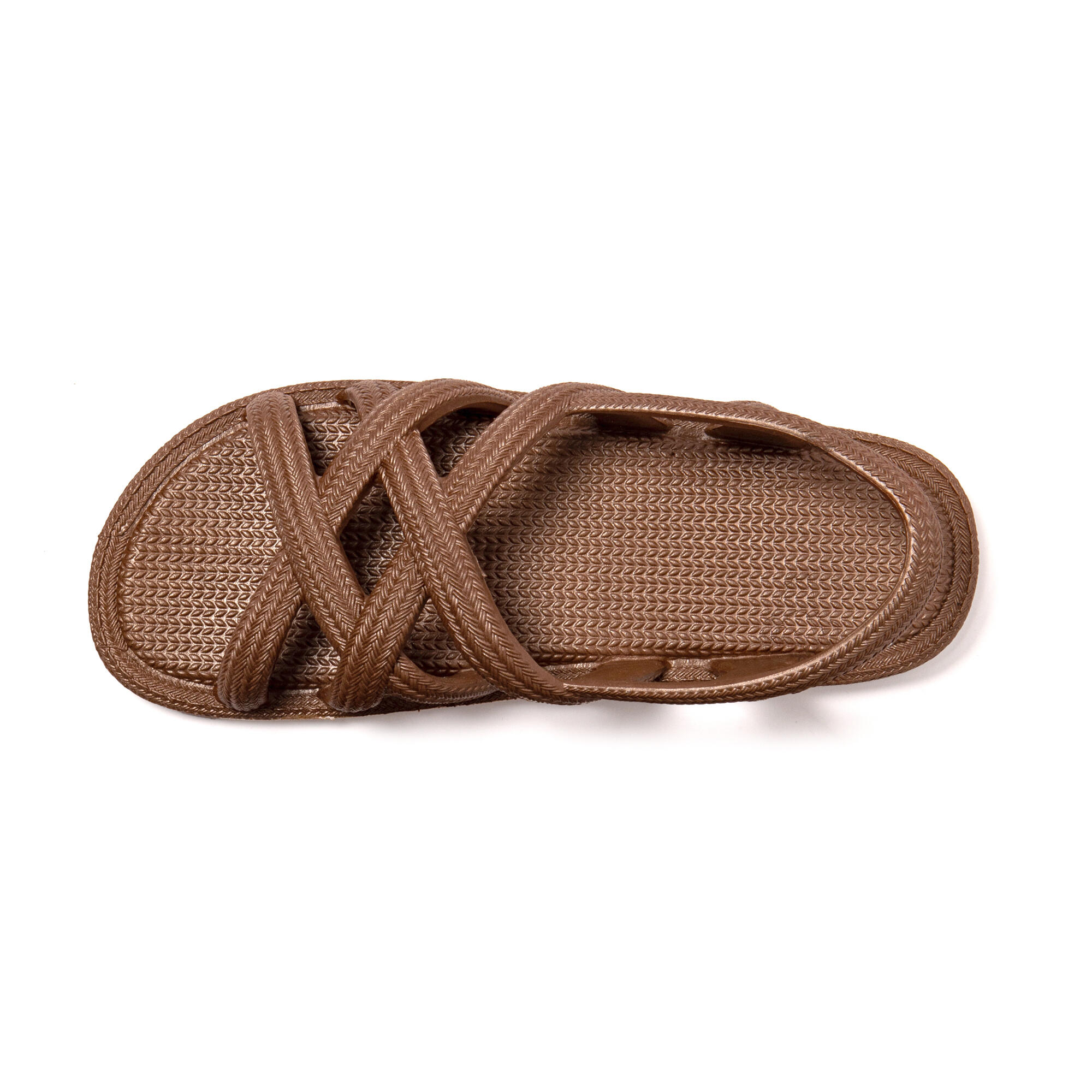 Sandales femme Brasileras Marron semelle en gomme 5/7