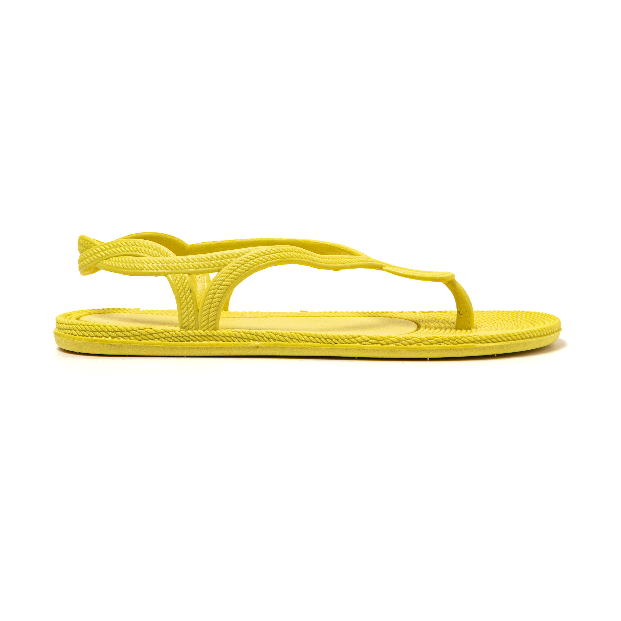 Tongs femme Brasileras Jaune semelle en gomme 3/7