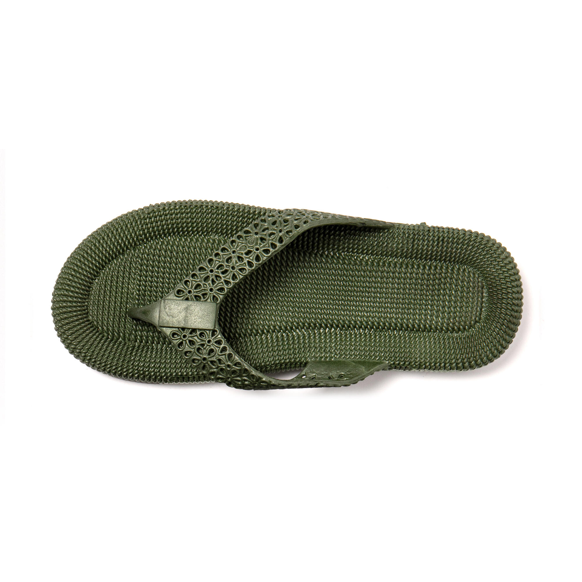 Infradito donna Brasileras Verde Militare con suola in gomma 5/7