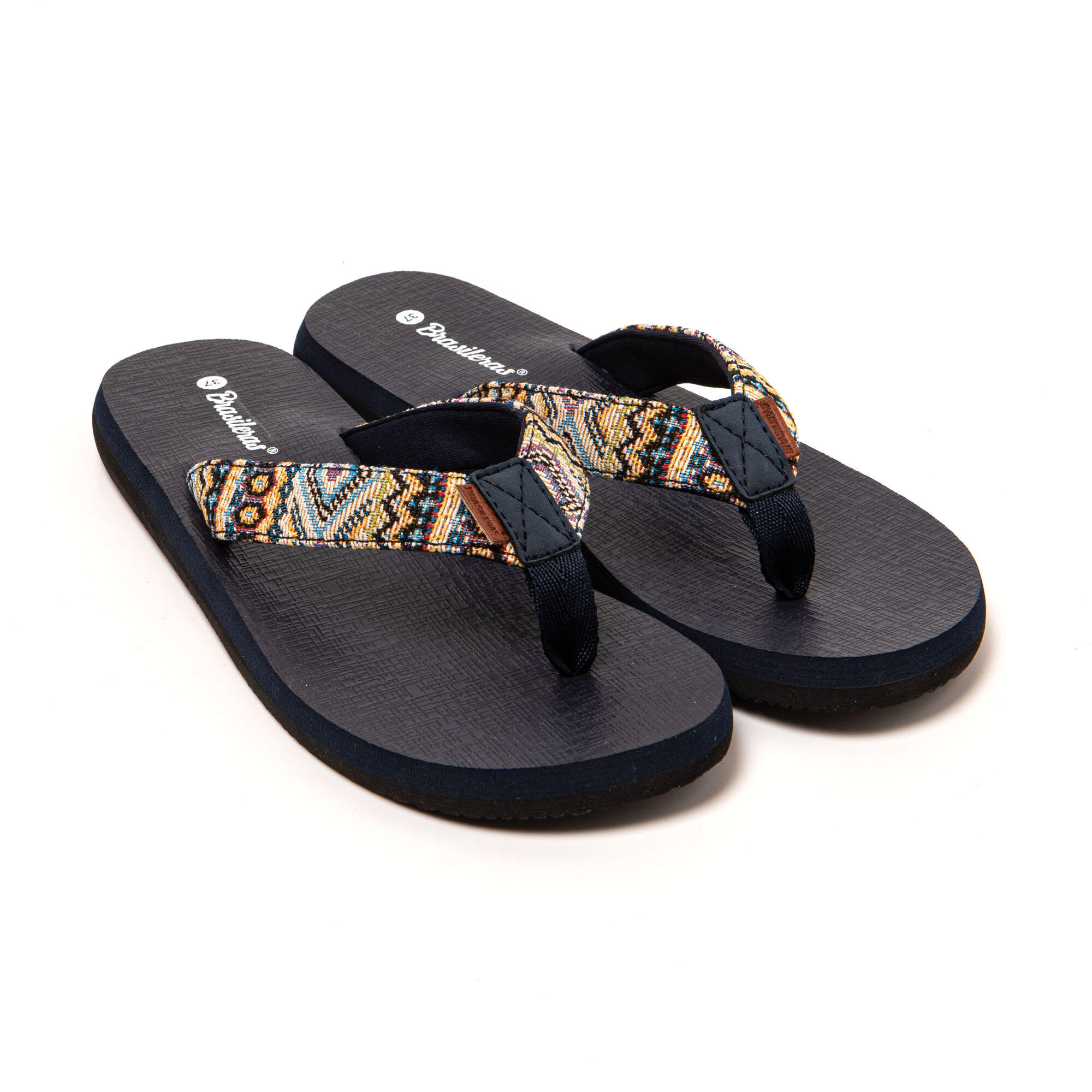 Brasileras - Tongs Femme Brasileras Bleu Semelle En Gomme - Tongs - Bleu - 41 - Decathlon