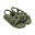 Sandales femme Brasileras Vert Militaire semelle en gomme