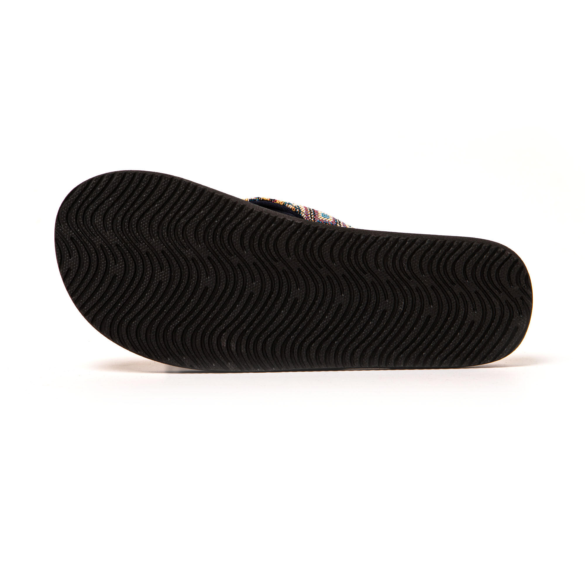 Strand slippers voor dames Brasileras Blauw met rubberen zool 7/7