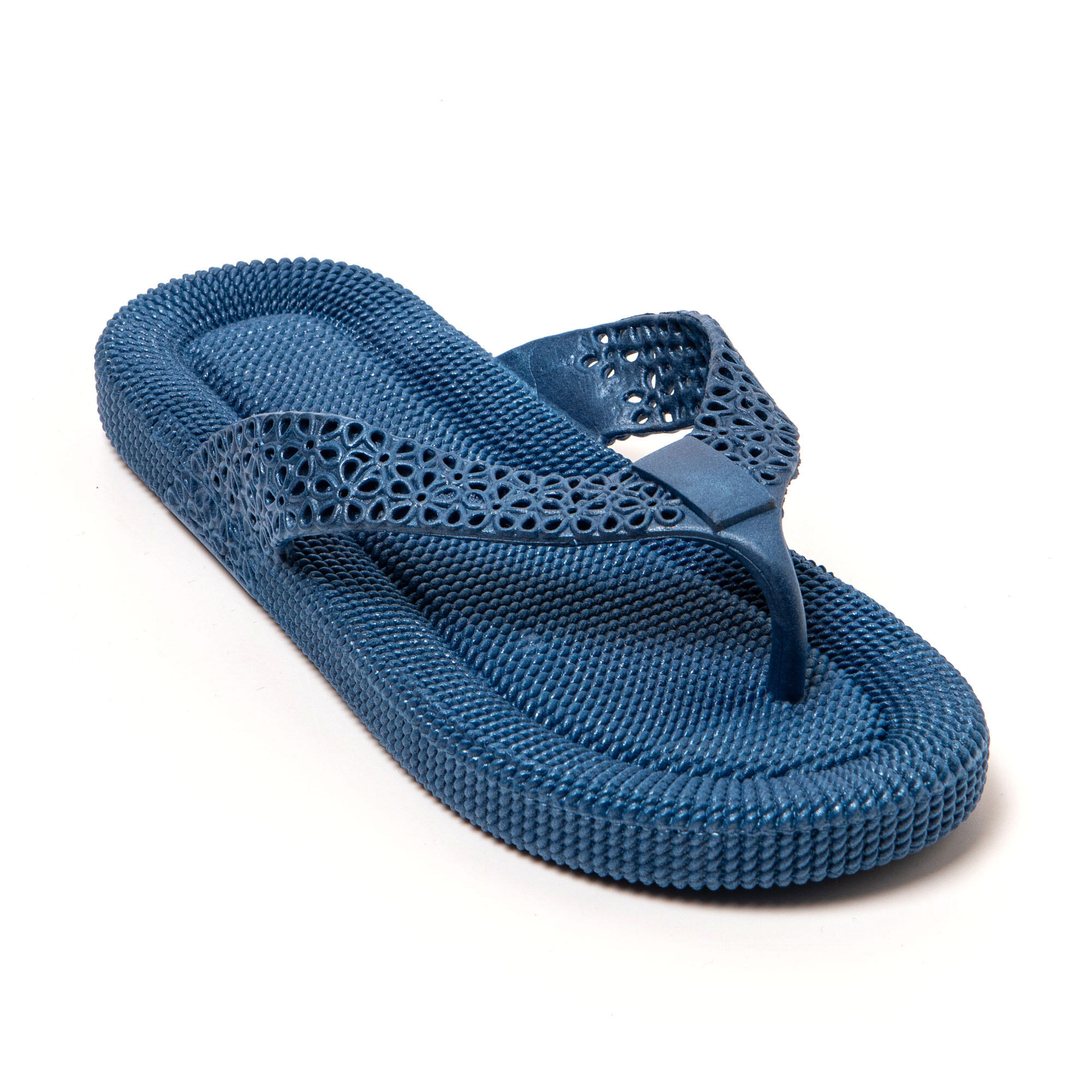 Infradito donna Brasileras Blu con suola in gomma 2/7