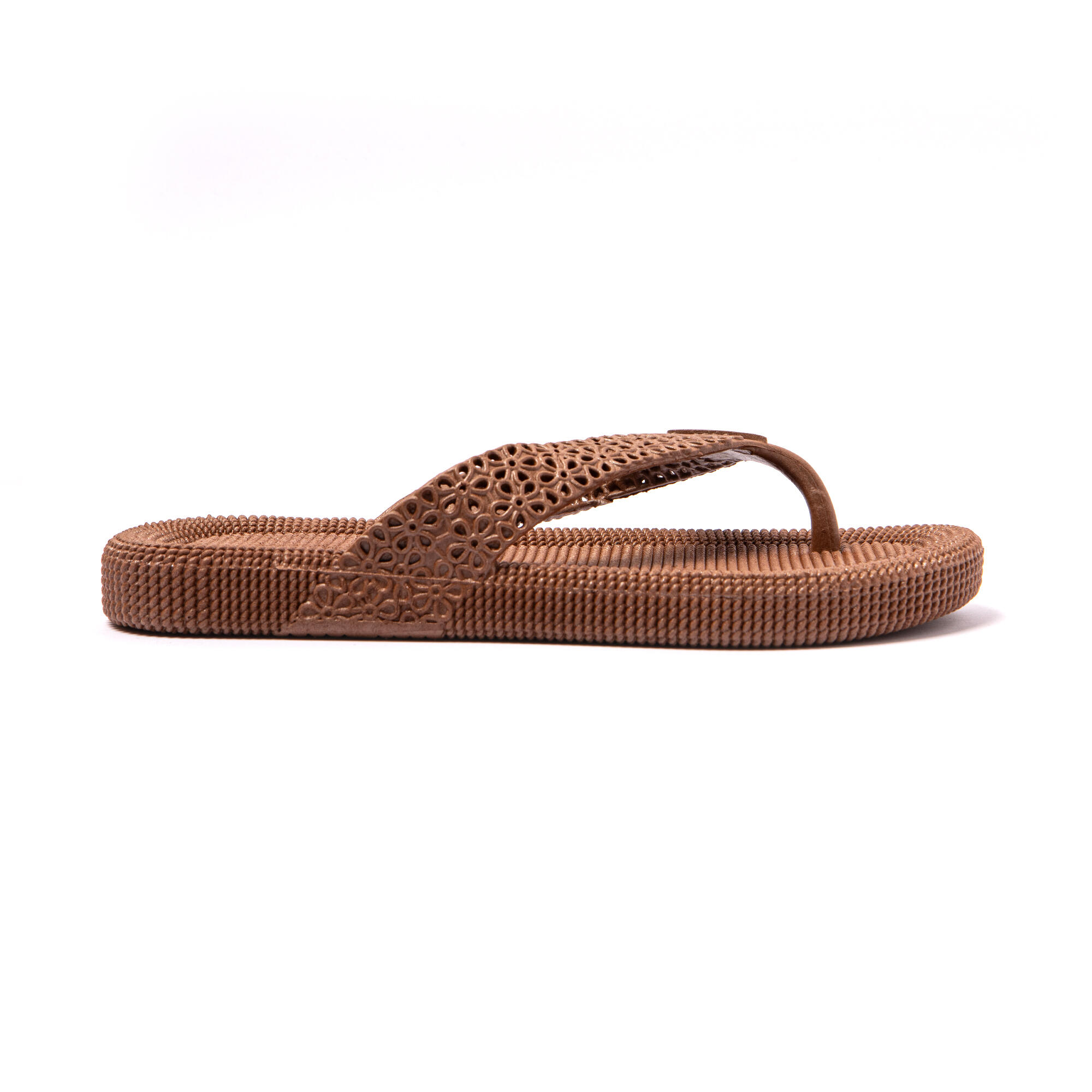 Infradito donna Brasileras Marrone con suola in gomma 3/7