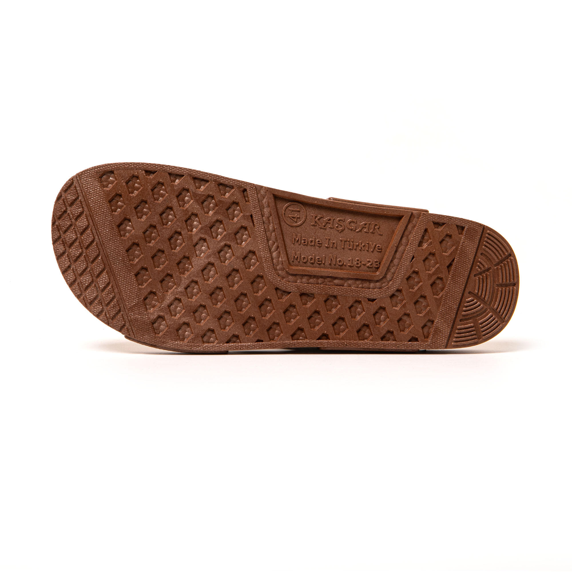 Tongs homme Brasileras Marron semelle en gomme 7/7
