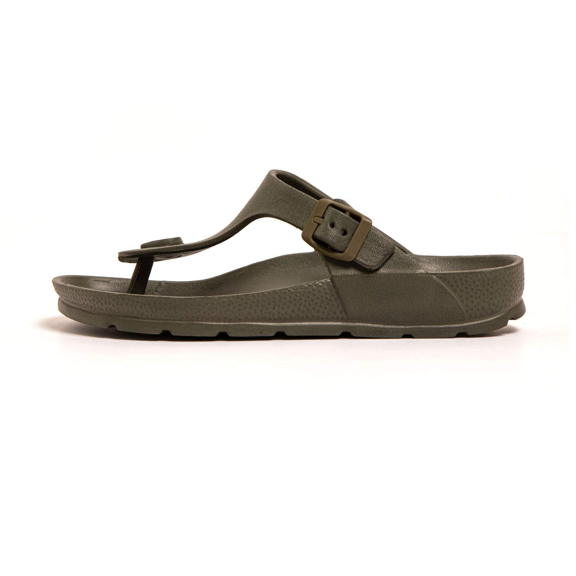 Sandales unisex Brasileras Vert Militaire semelle en gomme 4/7