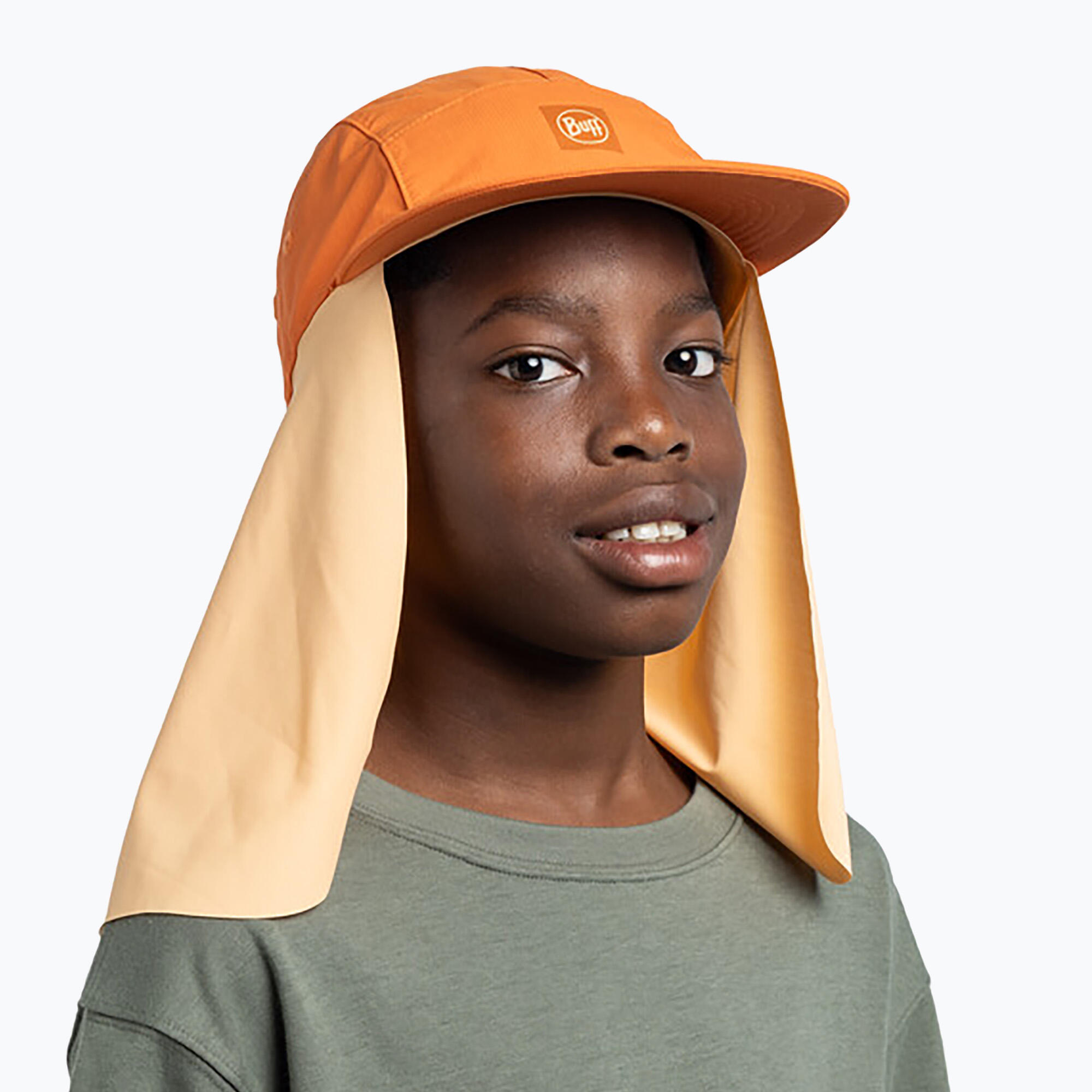 Czapka dla dzieci Buff Desert Cap Kids - solid ginger 3/7
