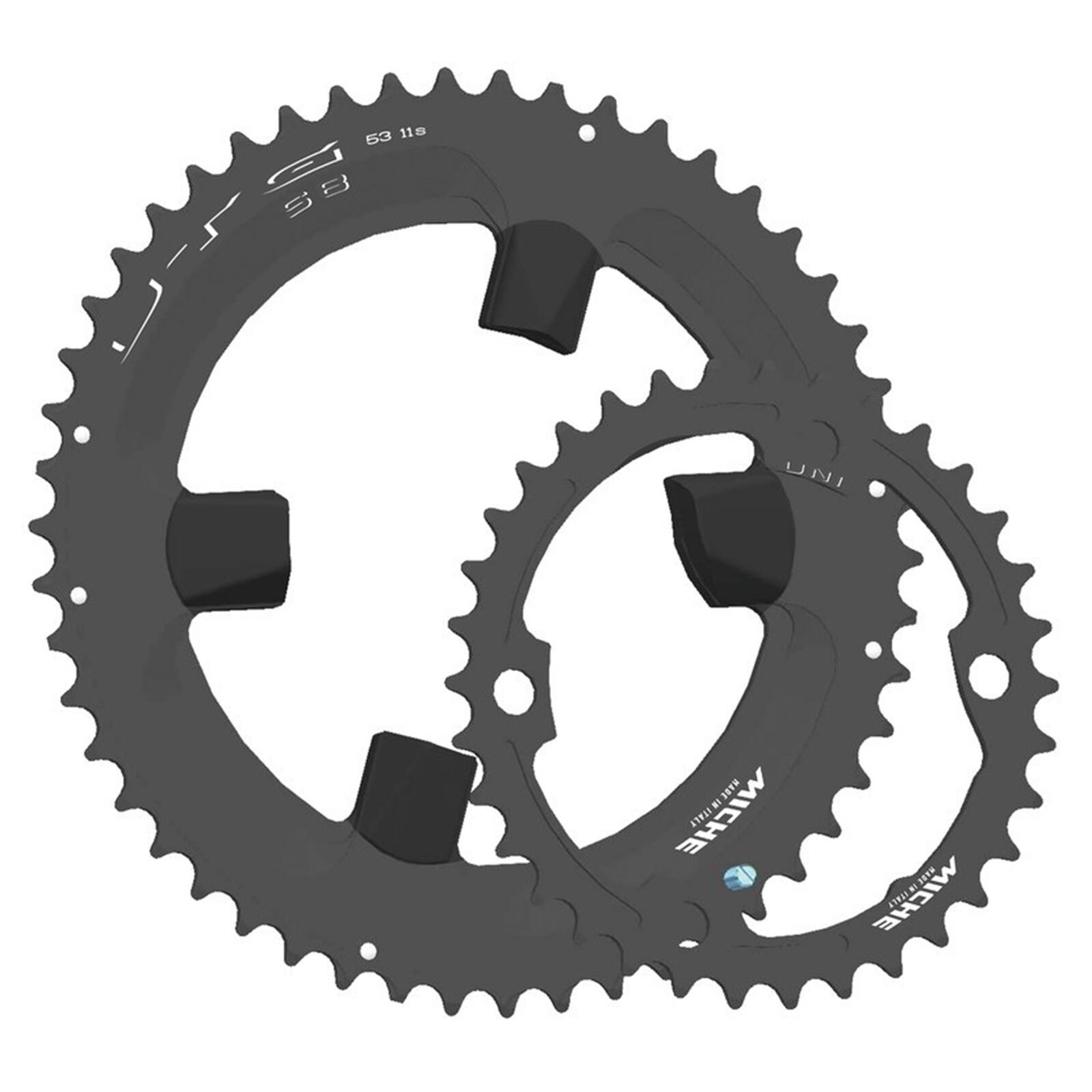 MICHE Plato de cadena Miche UTG 8000 - 53T 11V para ciclismo de carretera